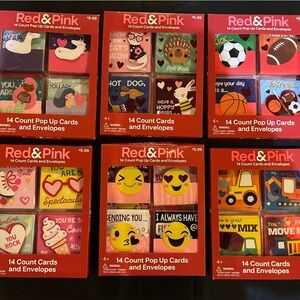 2 For $5. Valentine’s Day Card Exchange Set. 14 Cards Per Box. Brand New.